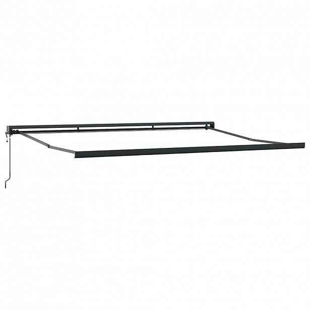 vidaXL Rám markýzy Antracit 400 × 300 cm Hliník