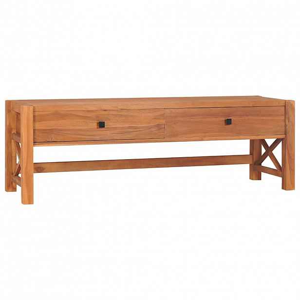 vidaXL TV stolek 140 x 40 x 45 cm teakové dřevo