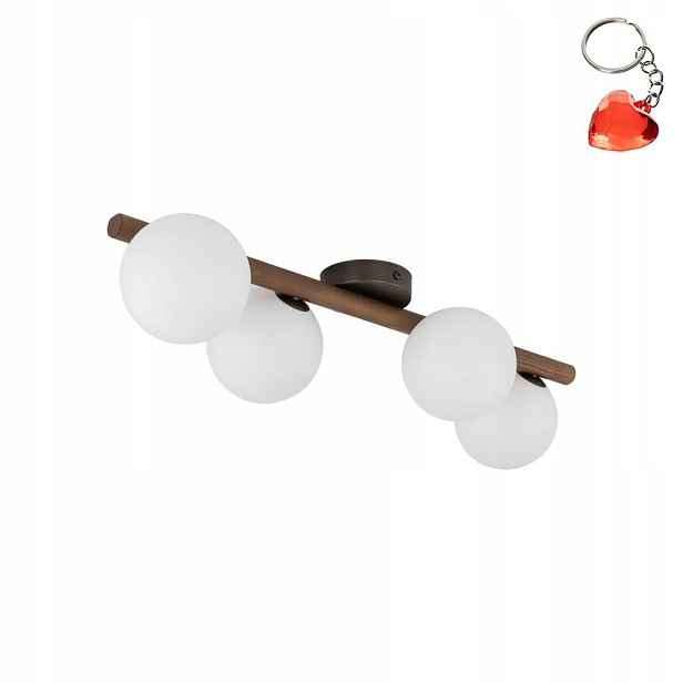 Stropní svítidlo Estera Wood Orzech 10270 Tk Lighting