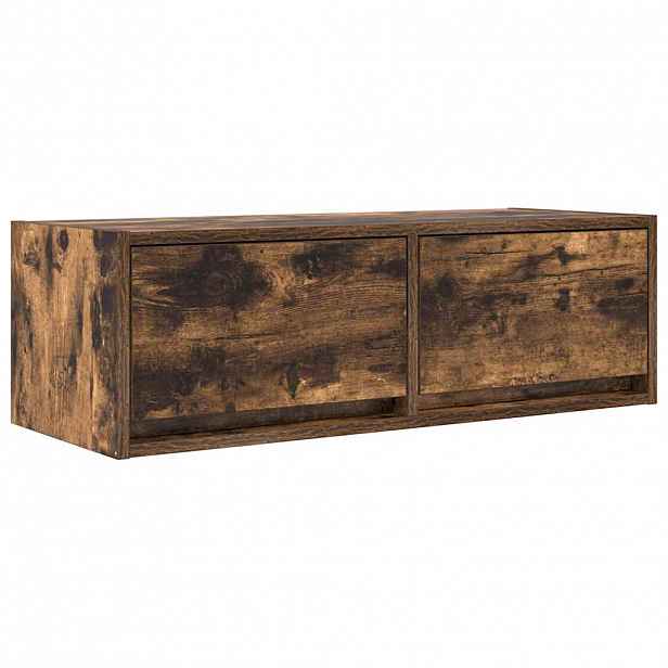 vidaXL TV skříňka kouřový 80x31x25,5 cm kompozitní dřevo