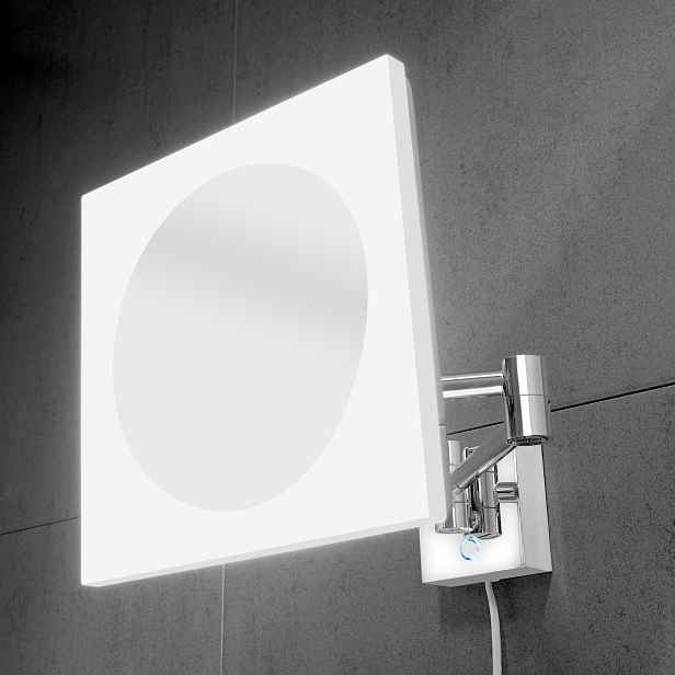 Nimco nástěnné kosmetické zvětšovací zrcátko s Led osvětlením Zk 20465P-26_