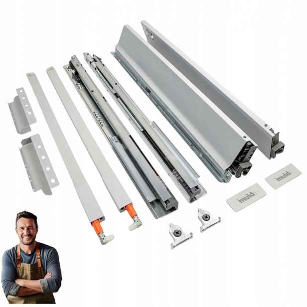 Šuplík Blum Tandembox Antaro 550 mm Střední 167 mm Nosnost 35 kg Šedá