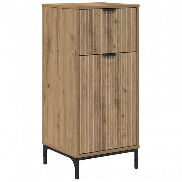 vidaXL Koupelnová skříň Artisanový dub 39,5 x 36 x 88 cm