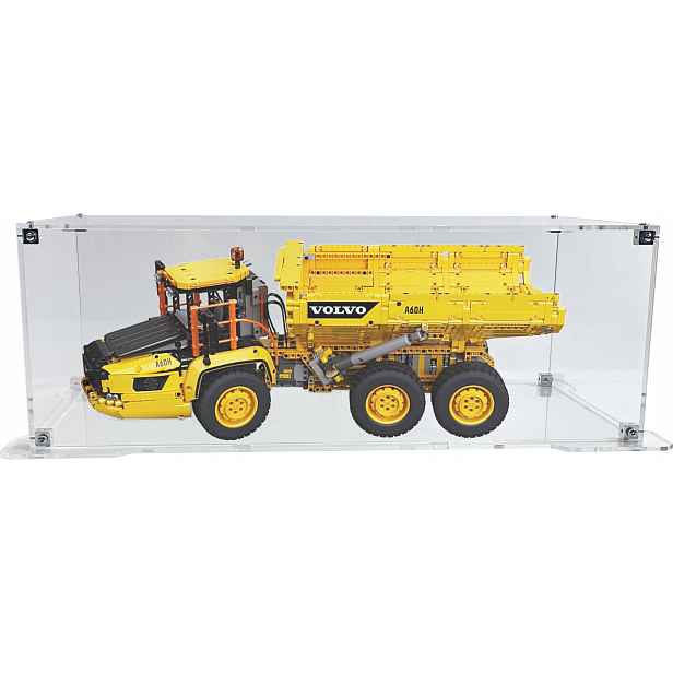 Vitrína s podstavcem pro stavebnici Lego 42114 Kloubový vozík Volvo 6x6