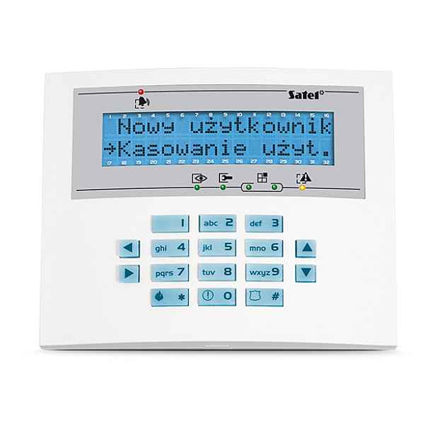 LCD Manipulátor Satel Int-klcds-bl Modrý