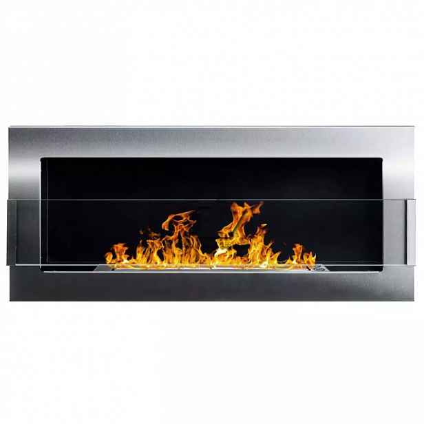 Biokrb 900x400 inox stříbrný vč. skla