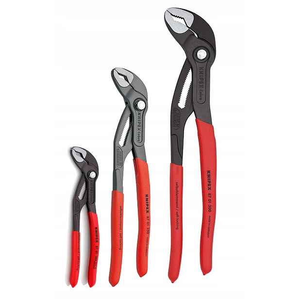 Knipex Sada Kleští Cobra 3ks 180/250/300 mm KX002009V02