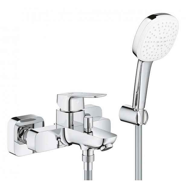 Vanová baterie Grohe Cubeo se sprchovým setem 150 mm chrom 1018140000