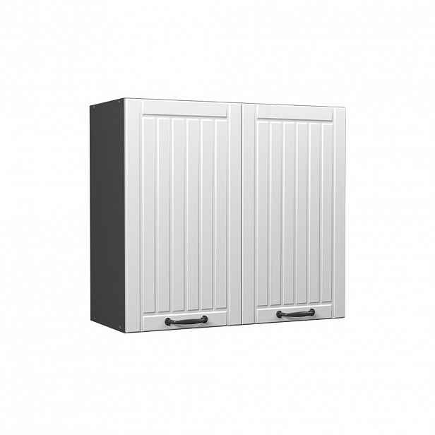 Vicco VĚŠÁK NA STĚNU Fame-Line, Bílá vysoký lesk/Antracit, 80 cm