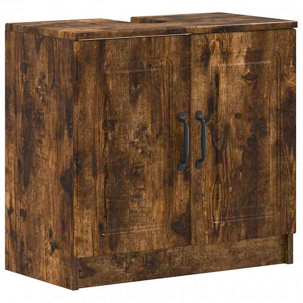 vidaXL Skříňka pod umyvadlo UTRECHT Kouřový dub 59,5 x 31,5 x 59 cm