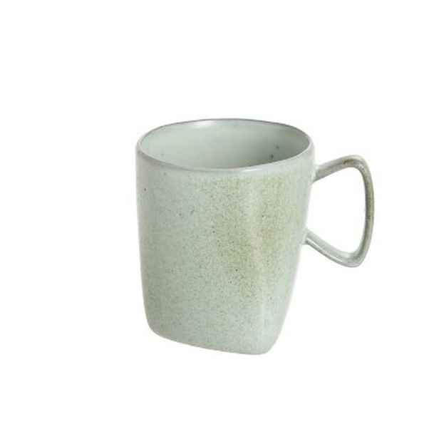 Zelený porcelánový hrneček Dot mint - ∅ 9*10 cm J-Line by Jolipa