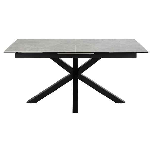 Actona Jídelní rozkládací stůl Heaven 168/210 cm šedý/černý