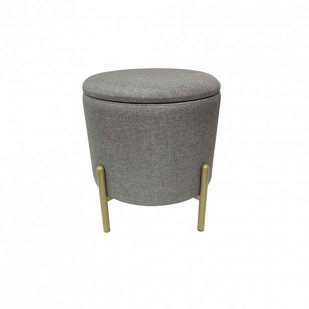 Echtwerk TABURET, textil, 36/40/36 cm - Taburety - 003504034603