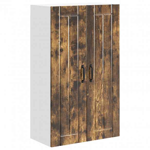 vidaXL Nástěnná skříňka LUCCA Kouřový dub 60 x 31 x 100 cm