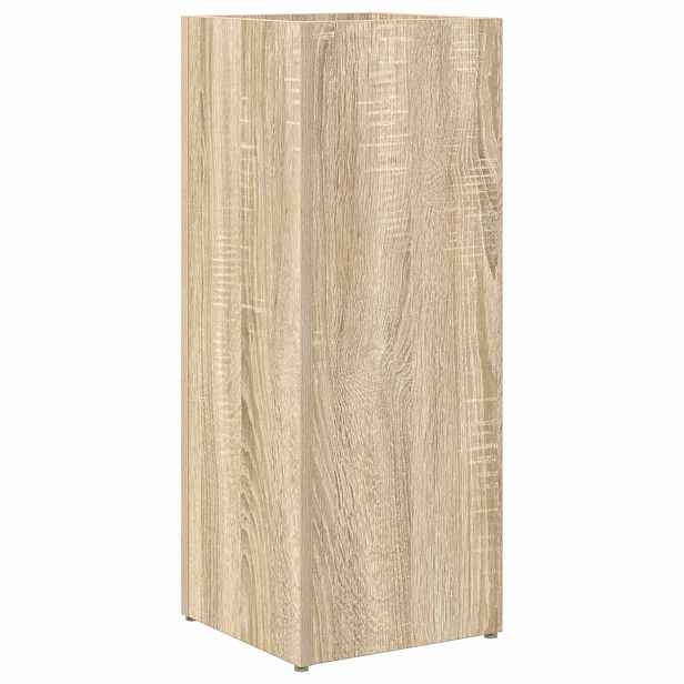 vidaXL Stojan na slunečníky s úložištěm Sonoma dub 25 x 24,5 x 64 cm