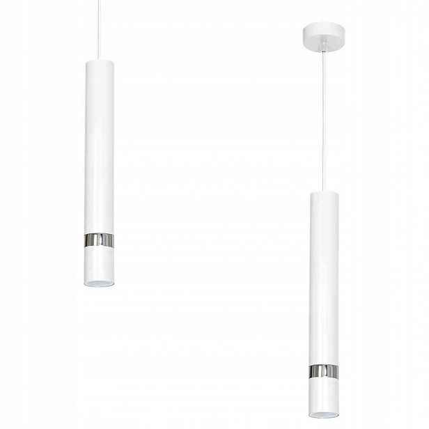 Závěsná lampa Milagro Joker MLP1347 GU10 bílá nastavitelná 50-90 cm kovová