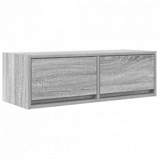vidaXL TV skříňka šedá sonoma 80x31x25,5 cm kompozitní dřevo