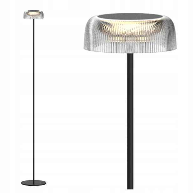 Dekorativní podlahová lampa 2W černá IP44 Stmívatelná Tripolis Goldlux