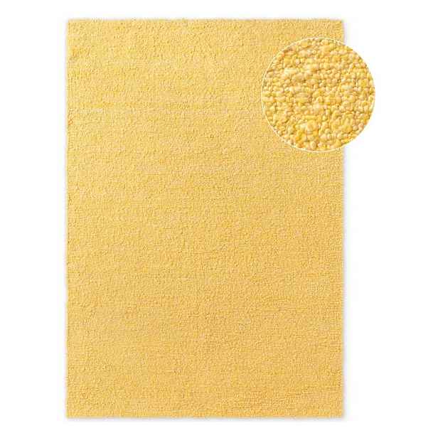 Žlutý ručně tkaný koberec z materiálu bouclé 200x290 cm Notting Hill Portobello – Ted Baker