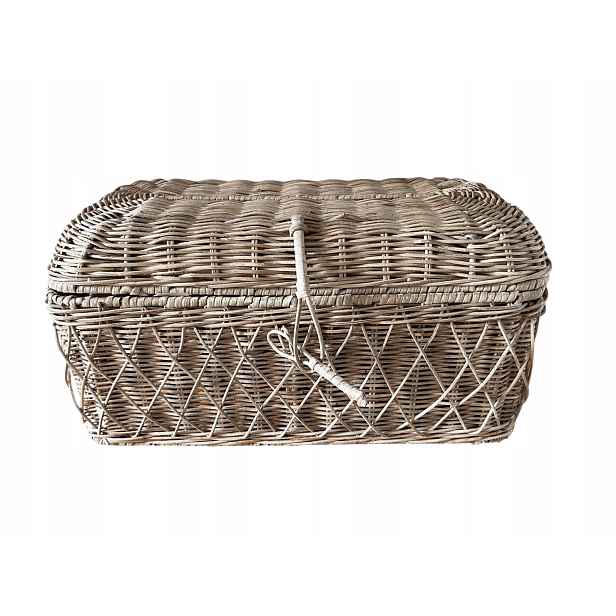 Ratanový chlebník Rustic Diamond Splétaný Hampton Zásobník na pečivo Koš