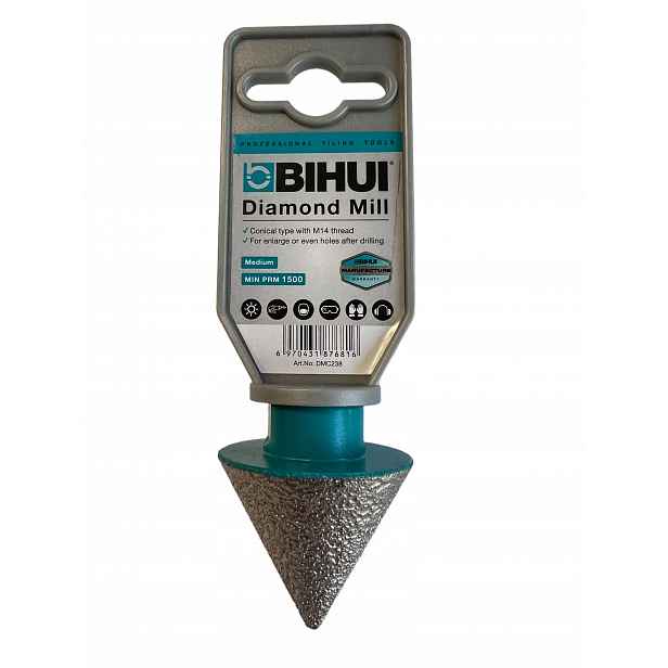 Diamantová Kuželová Fréza Bihui 2-38 MM M14