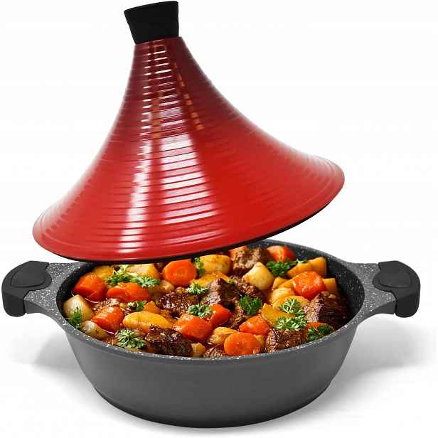 Hrnec Tagine Hliníkový 28 CM Indukční Nepřilnavý