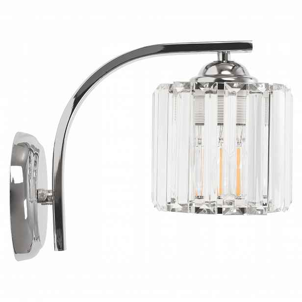 Nástěnná Lampa Glamour Křišťálová Chrom Do Obývacího Pokoje