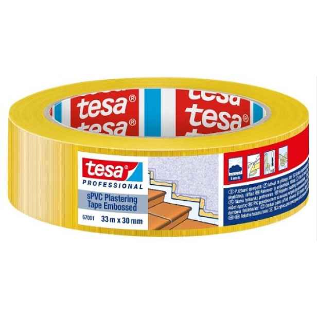 Páska omítací PVC Tesa 67001 30 mm/33 m žlutá