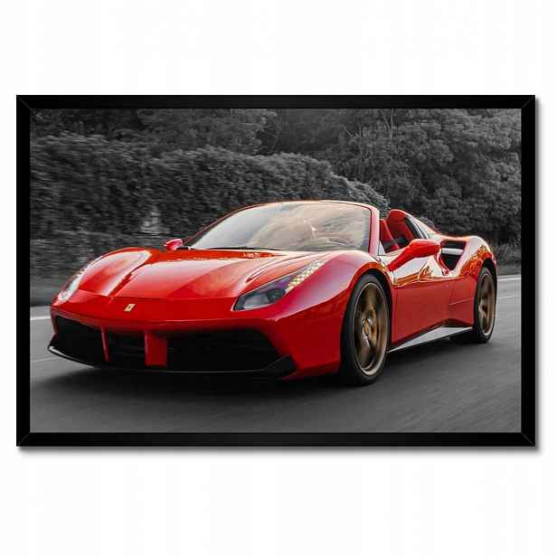 Plakáty v rámu 60x40 Červené Ferrari Fura