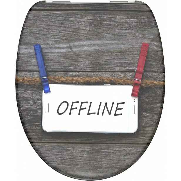 Duroplastové sedátko se zpomalovacím mechanismem SOFT-CLOSE Offline