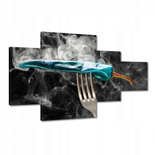 Obrazy 130x80 Modrá paprika
