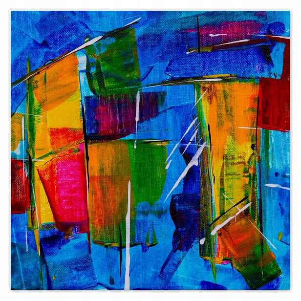 Plakáty 140x140 Abstrakce Drak