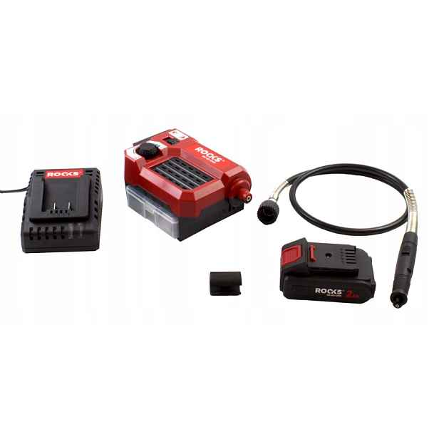 Rooks 20V Aq-one Flexibilní Mini Univerzální Bruska Dreml 5-33 K, Kpl S