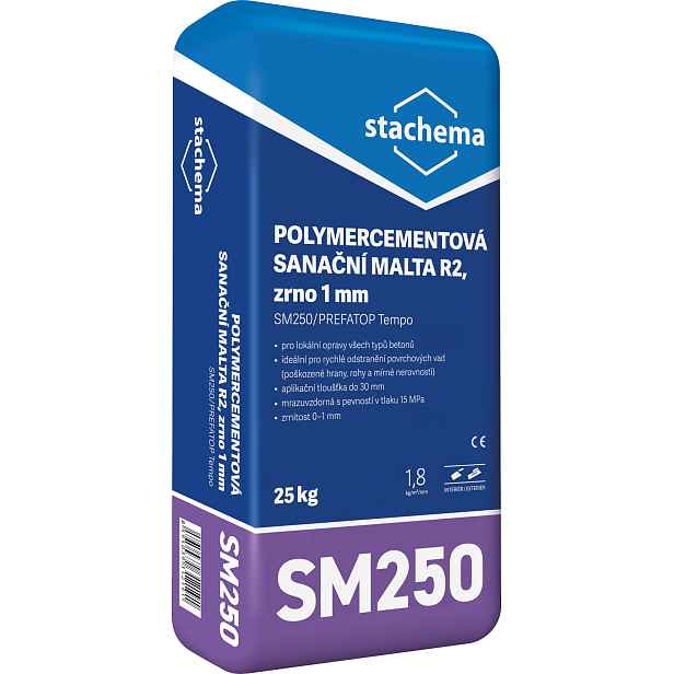 Hmota opravná Stachema SM250 / Prefatop Tempo 25 kg