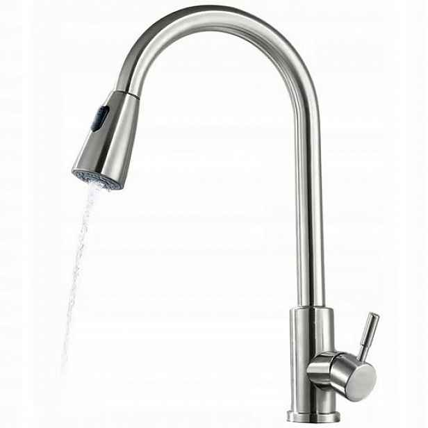Kuchyňská baterie Stainless ocel stříbrná SUS304