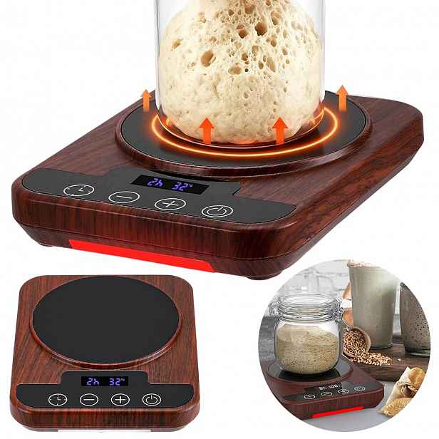 Ohřívač kvásku s časovačem na chléb, pizzu a domácí jogurt 36W