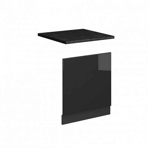 Vicco PŘEDNÍ PANEL Fame-Line Antracitový vysoký lesk 60 cm , PD Antracit
