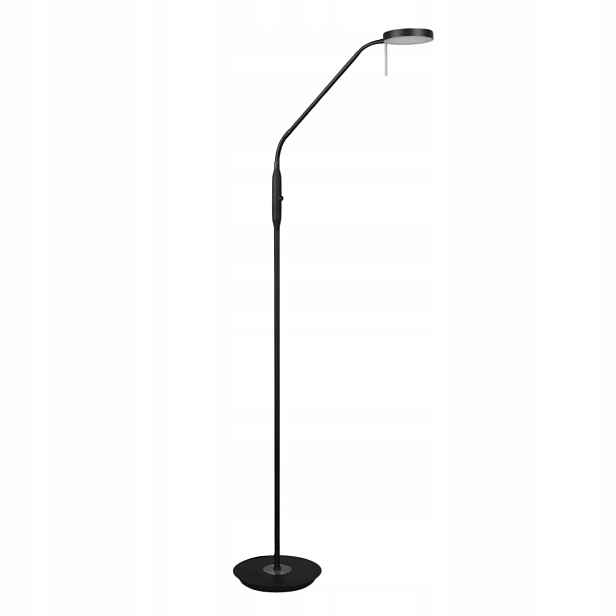 Trio Stojací Led lampa Monza černá, stmívač, 145 cm, 12 W, 1400 lm