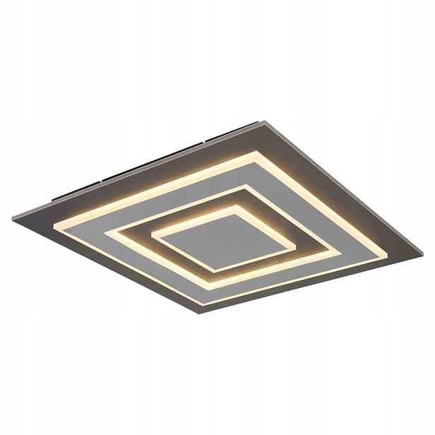 Led stropní svítidlo Šedá 840 lm 48 cm Kancelář Kuchyně Globo Lighting nad stůl