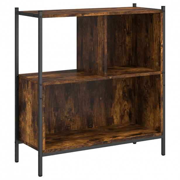 vidaXL Knihovna kouřový dub 72 x 28 x 77,5 cm kompozitní dřevo