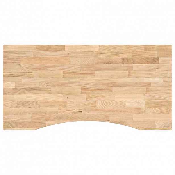 vidaXL Stolní deska neošetřené 100x50x2,5 cm dub obdélníkový