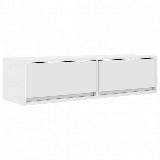 vidaXL Televizní skříň 100 x 31 x 25,5 cm Bílá Kompozitní dřevo