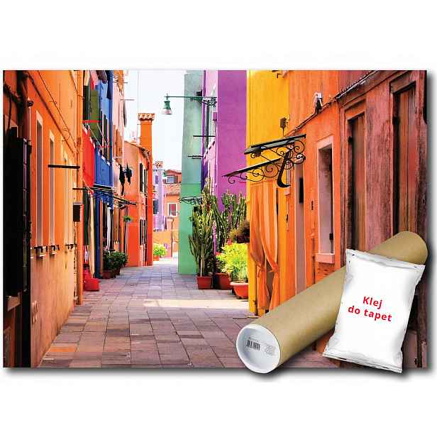 Vinylová Fototapeta Město Architektura Benátky Burano Itálie 152x104