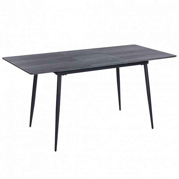 Beliani JÍDELNÍ STŮL šedý/černý 120-160/80 cm vysunovací Gelanda