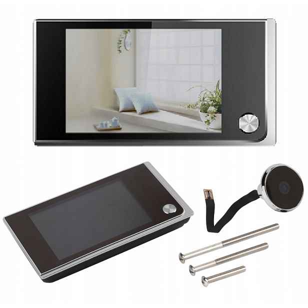 Kukátko Jidáš S Kamerou A Detektorem LCD 120° 3,5"