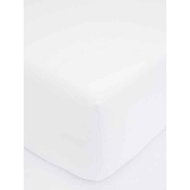 MKLuzkoviny.cz Jersey prostěradlo Classic 140 x 200 cm – bílá
