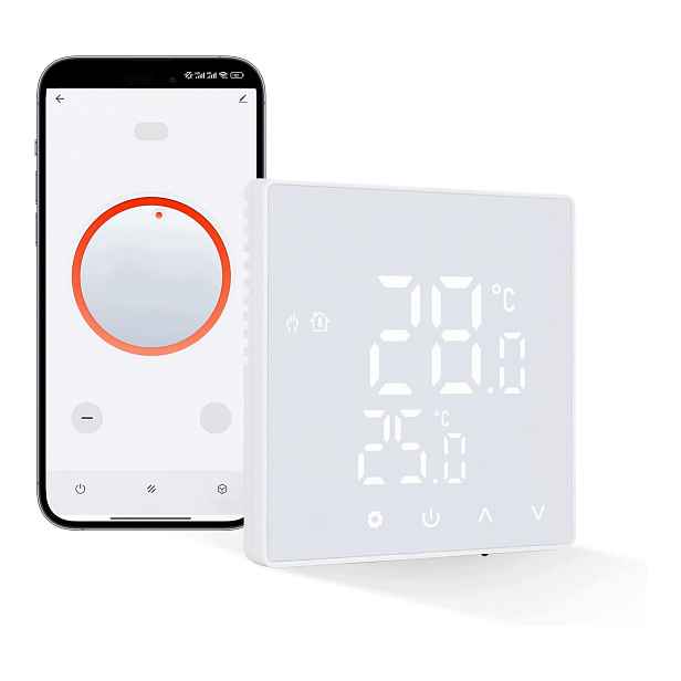 Termostat pro podlahové vytápění WiFi inteligentní, programovatelný 230V