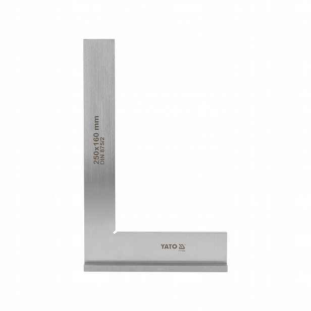 Úhelník Zámečnický Ocelový 250X160 MM Přesný Din 875/2 90 Stupňů Yato