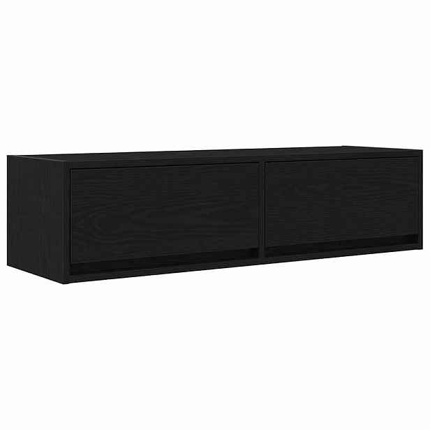 vidaXL Televizní skříň 100 x 31 x 25,5 cm Černý dub Kompozitní dřevo