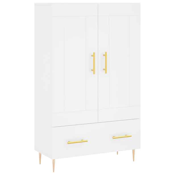 vidaXL Skříň highboard bílá 69,5 x 31 x 115 cm kompozitní dřevo
